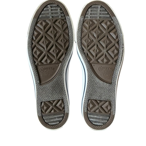 Converse Red and White Striped Sneakers - Picture 12 of 13